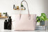 Michael Kors Gilly Large Dark Powder Blush PVC Travel Drawstring Tote Handbag - Evallys.com # #