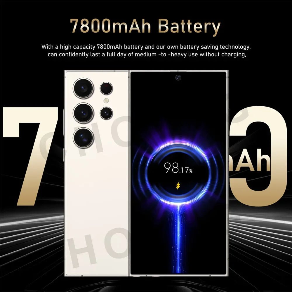 Screen Protector For S24 Ultra Smartphone 7.3inch Protector Original Cellphones 5G Dual SIM Andriod 7800mAh Mobile Cell Phones - Evallys.com