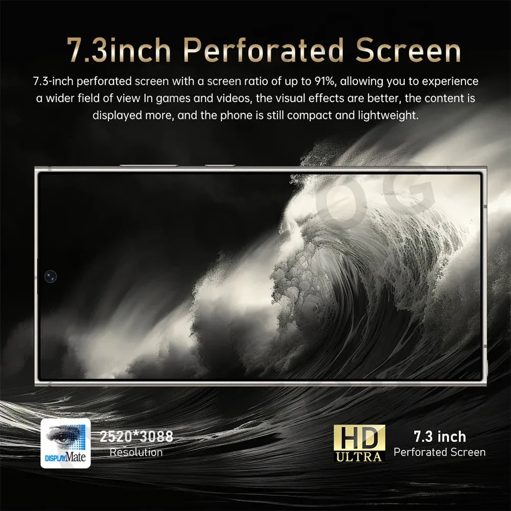 Screen Protector For S24 Ultra Smartphone 7.3inch Protector Original Cellphones 5G Dual SIM Andriod 7800mAh Mobile Cell Phones - Evallys.com