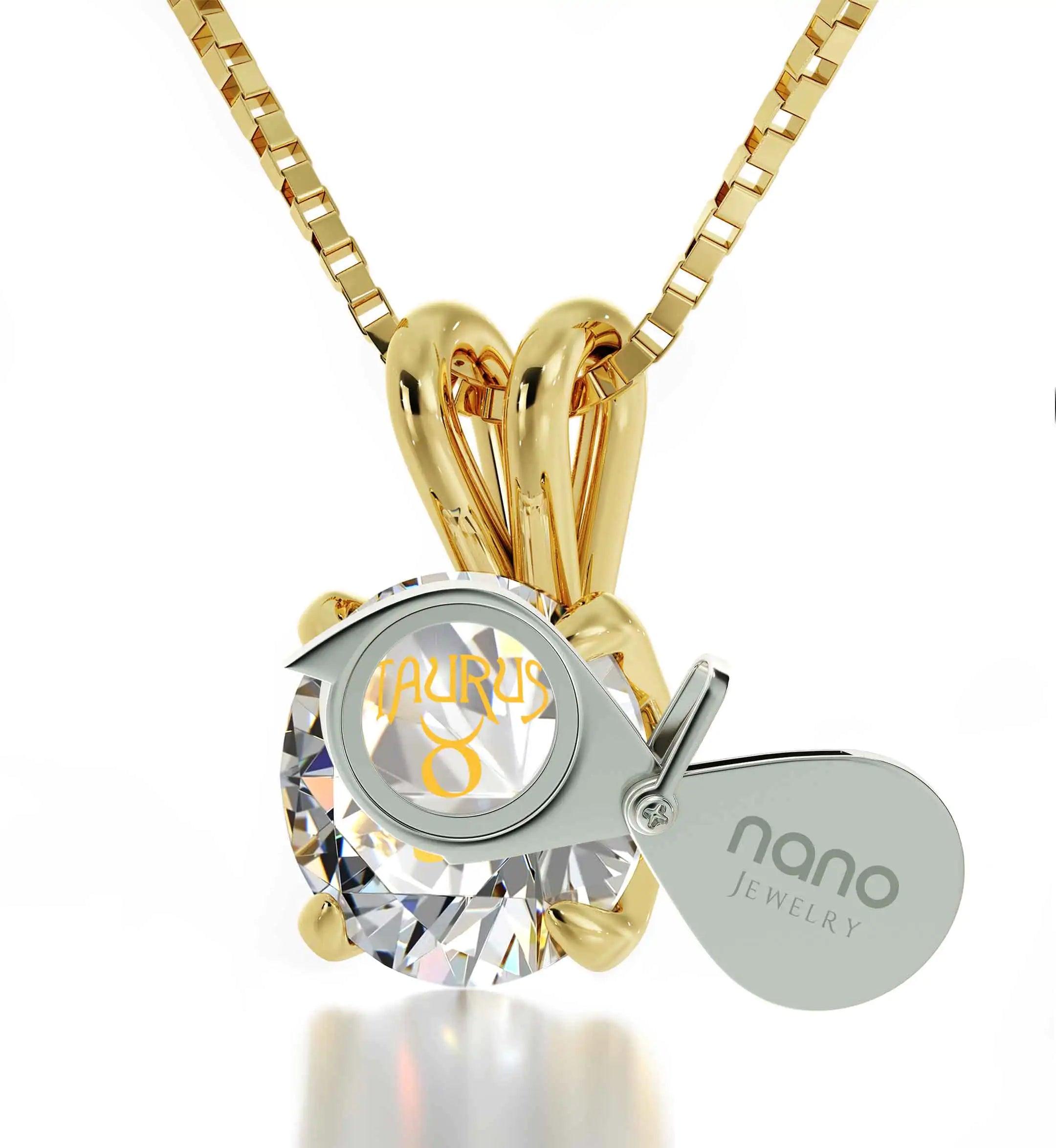 Taurus Zodiac Necklace - Evallys.com