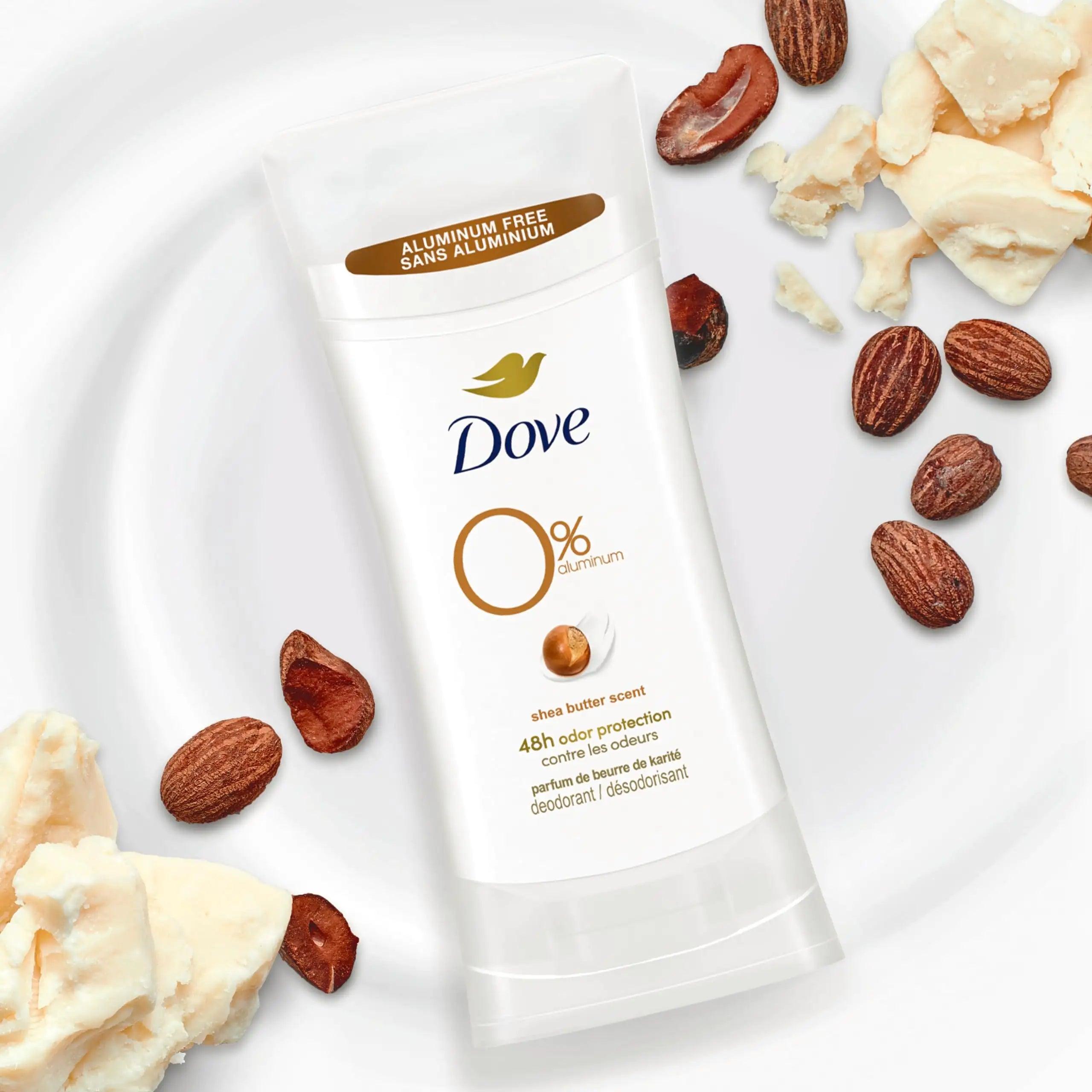 Dove Deodorant Stick Shea Butter 3 Count Non-irritating Deodorant for Underarm Care Kindest Aluminum Free Deodorant 2.6 oz Earthy 7.8 Ounce (Pack of 1) - Evallys.com # #