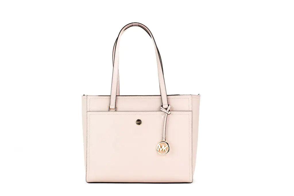 Michael Kors Maisie Large Powder Blush Leather 3-in-1 Crossbody Tote - Evallys.com # #