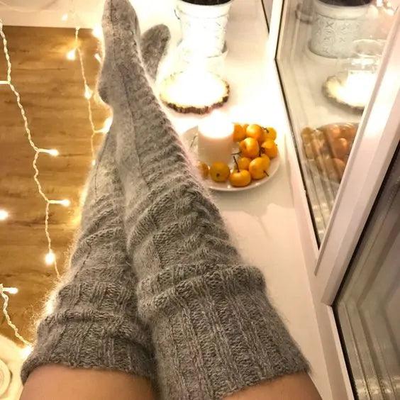 Winter Knee Socks - Evallys.com # #