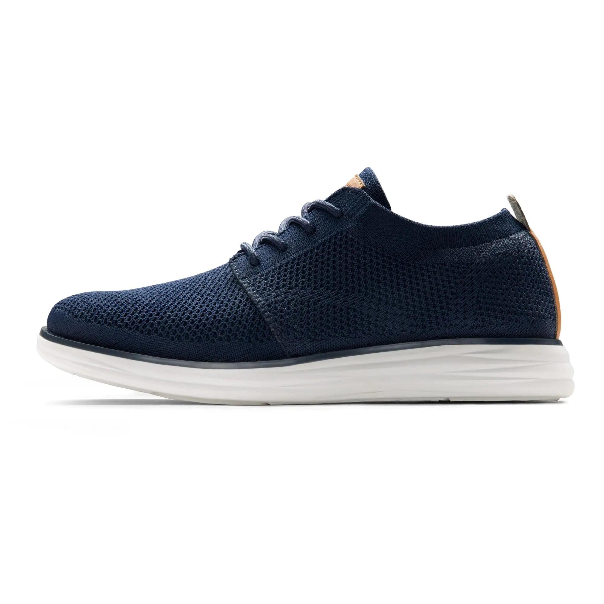 Bruno Marc Men's KnitFlex Breeze Mesh Sneakers Oxfords Lace-Up Lightweight Casual Walking Shoes 10.5 1/Dark/Blue - Evallys.com # #