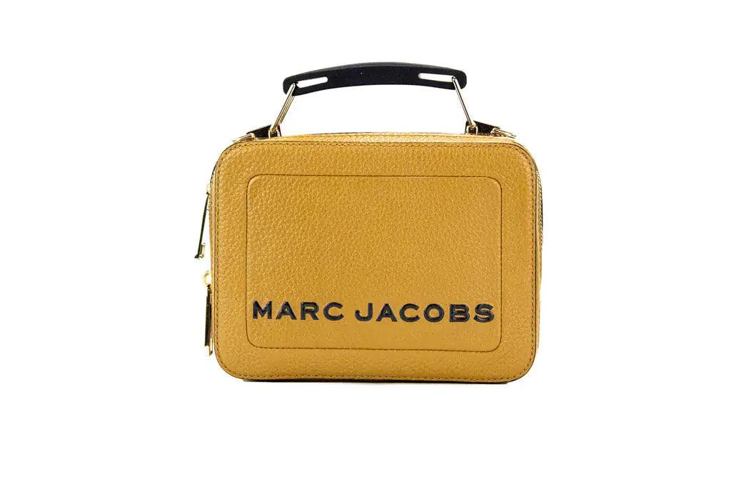 Marc Jacobs The Box Golden Brown Top Handle Bag - Evallys.com # #