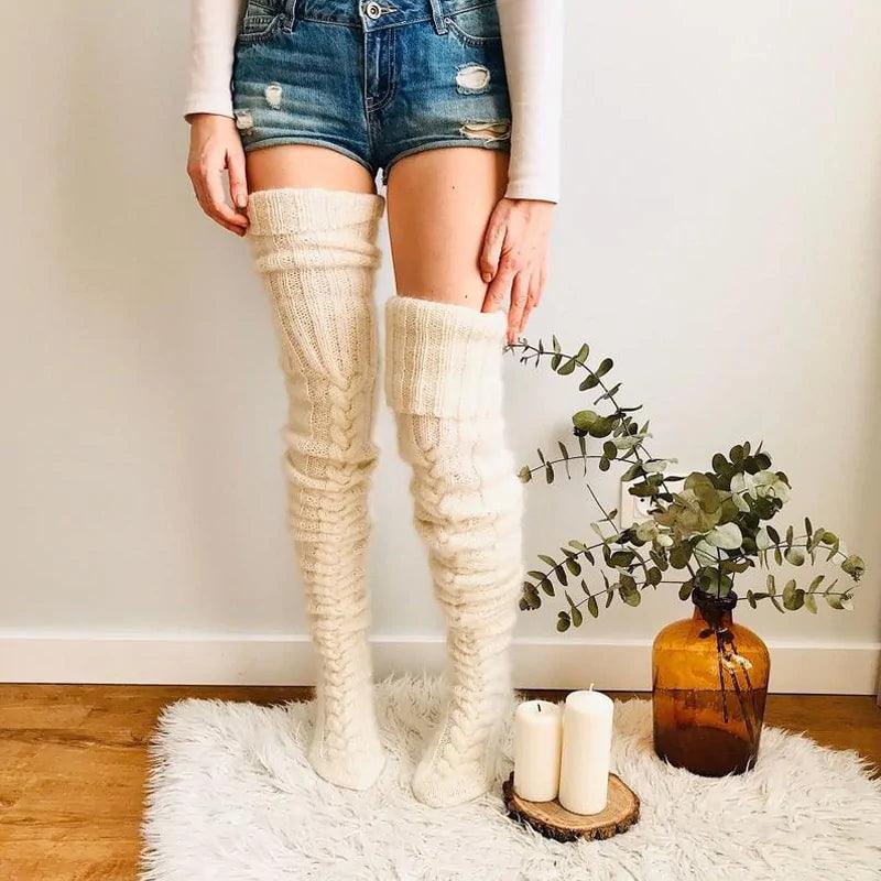 Winter Knee Socks - Evallys.com # #