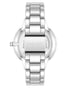 Nine West Women's Crystal Accented Bracelet Watch Silver/Teal - Evallys.com # #