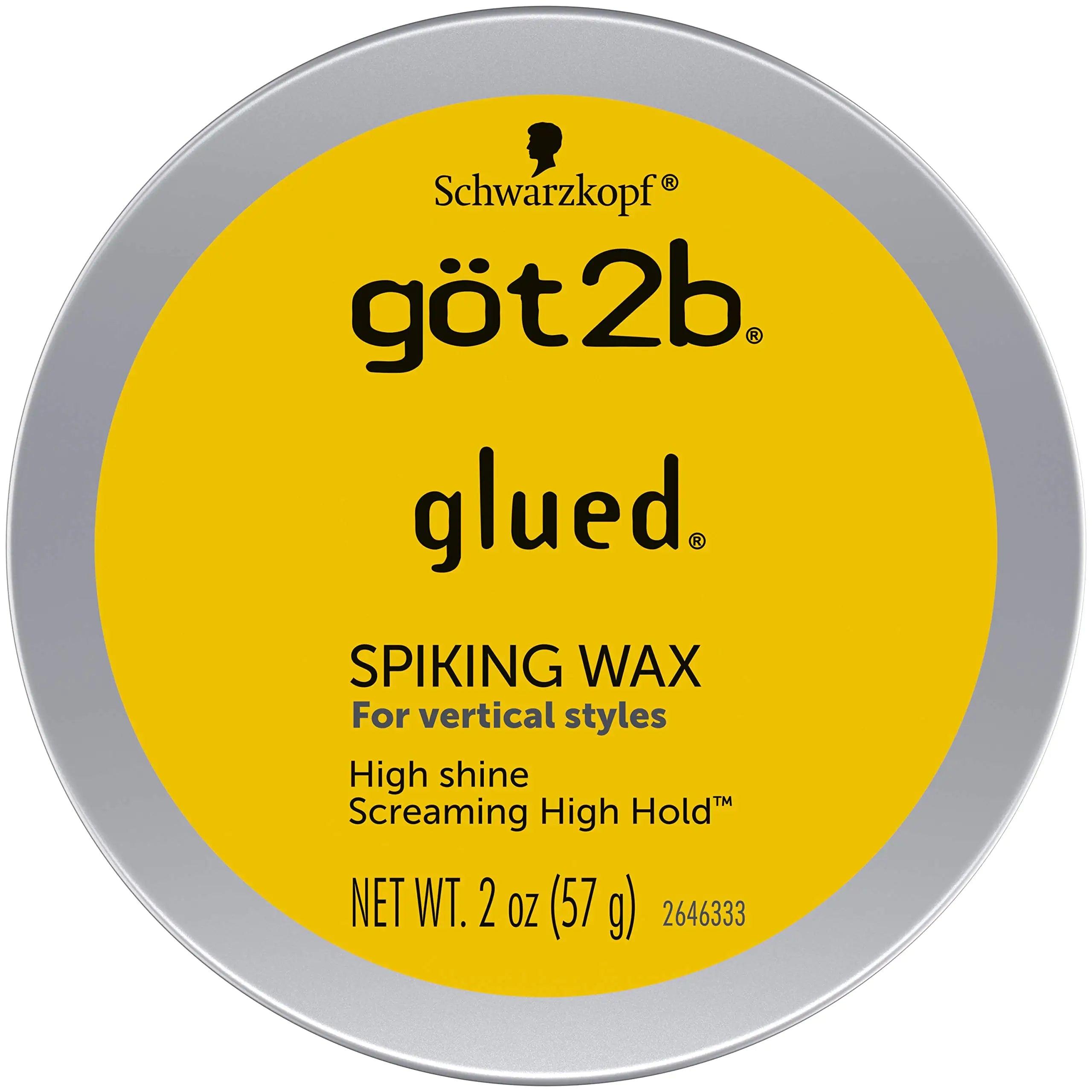 Got2B Glued Spiking Hair Wax, Fierce Holding Power, 2 oz (Pack of 2) Spiking Wax 2 Ounce (Pack of 2) - Evallys.com # #