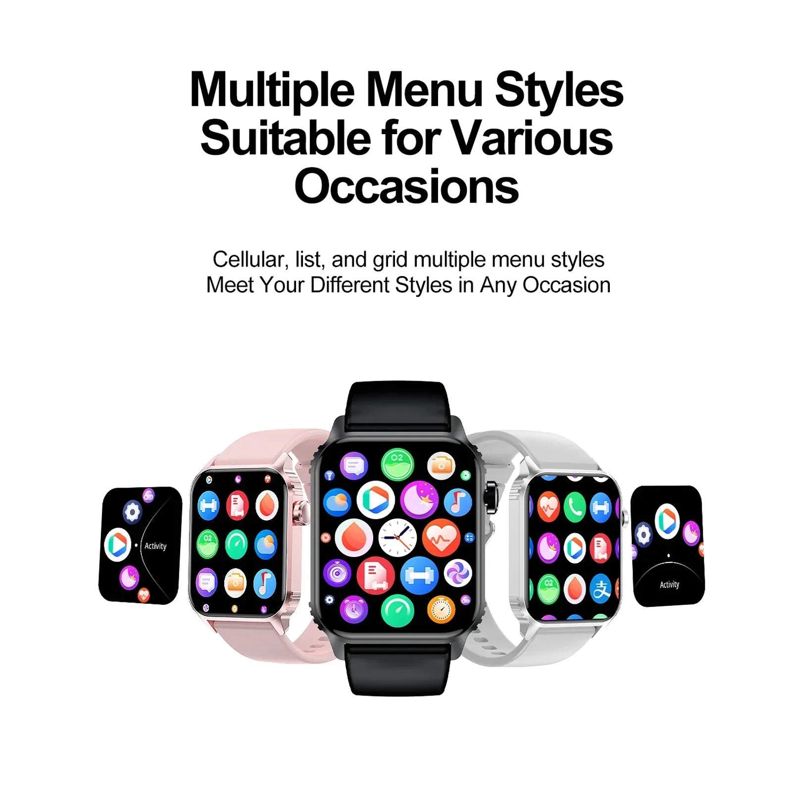 TG08 Smart Watch, 1.85"Smartwatch for Men Women (Answer/Make Call), Fitness Tracker with 100+ Sport Modes, Waterproof Watch. - Evallys.com