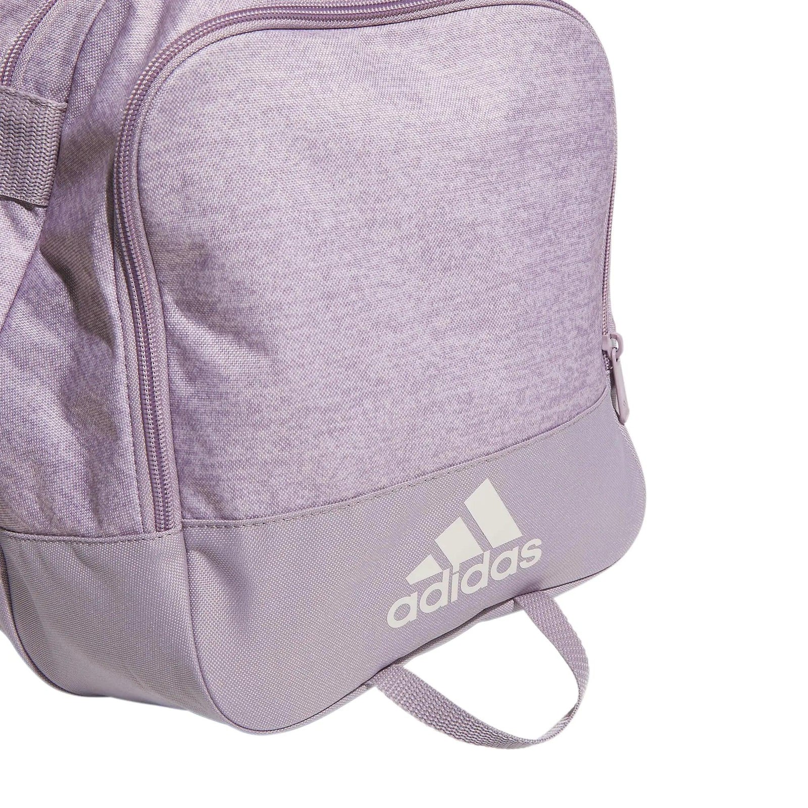 adidas Unisex Defender 4 Small Duffel Bag One Size Jersey Preloved Fig Light Purple/Preloved Fig Purple/Silver Metallic - Evallys.com # #