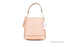 Coach Mollie 22 Shell Pink Straw Leather Bucket Crossbody - Evallys.com # #