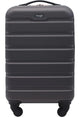 Wrangler Hard side Spinner Luggage, Charcoal, Carry-On 22" Inch Carry-On 22-Inch - Evallys.com