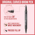 iMethod Curved Eyebrow Pen - Eyebrow Pencil, Brow Pencil 2-in-1 Dual-Ended Microblading Eyebrow Pen with Micro-Fork-Tip and Precise Brush-Tip Create Natural Hair-Like Brows, Last All-Day, Light Brown 01 Light Brown - Evallys.com # #