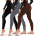 3 Pack Leggings for Women-No See-Through High Waisted Tummy Control Yoga Pants Workout Running Legging Assorted23 Large-X-Large - Evallys.com # #