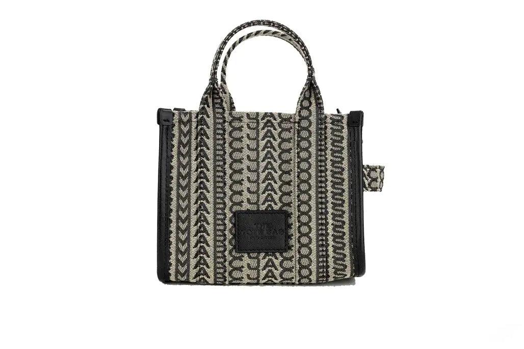 Marc Jacobs The Monogram Tote Canvas Crossbody Bag - Evallys.com # #