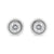 .925 Sterling  Silver 1/5 Cttw Lab-Grown Round Brilliant-Cut Diamond Modern Bezel-Set Stud Earring (F-G Color, VS2-SI1 Clarity) - Evallys.com # #