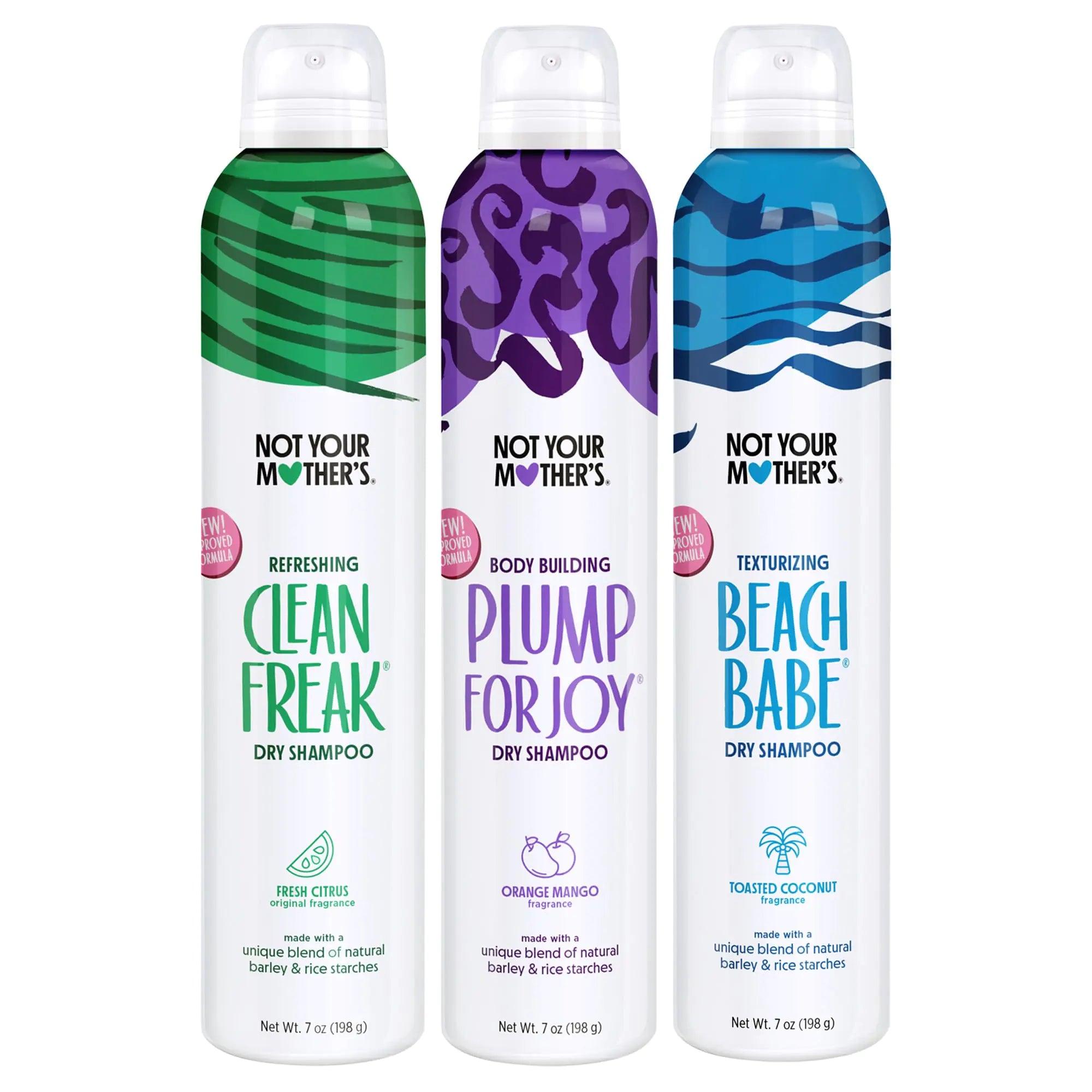 Not Your Mother's Dry Shampoo Assortment (3-Pack) - 7 oz - Assorted Waterless Shampoos for Back to School - Evallys.com # #