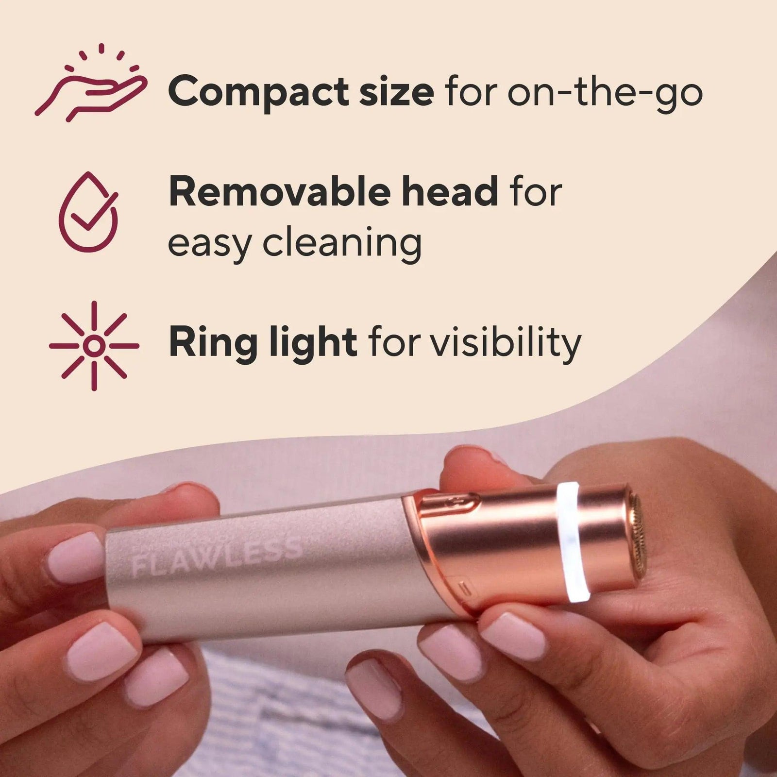 Finishing Touch Flawless Facial Hair Remover for Women - Evallys.com # #