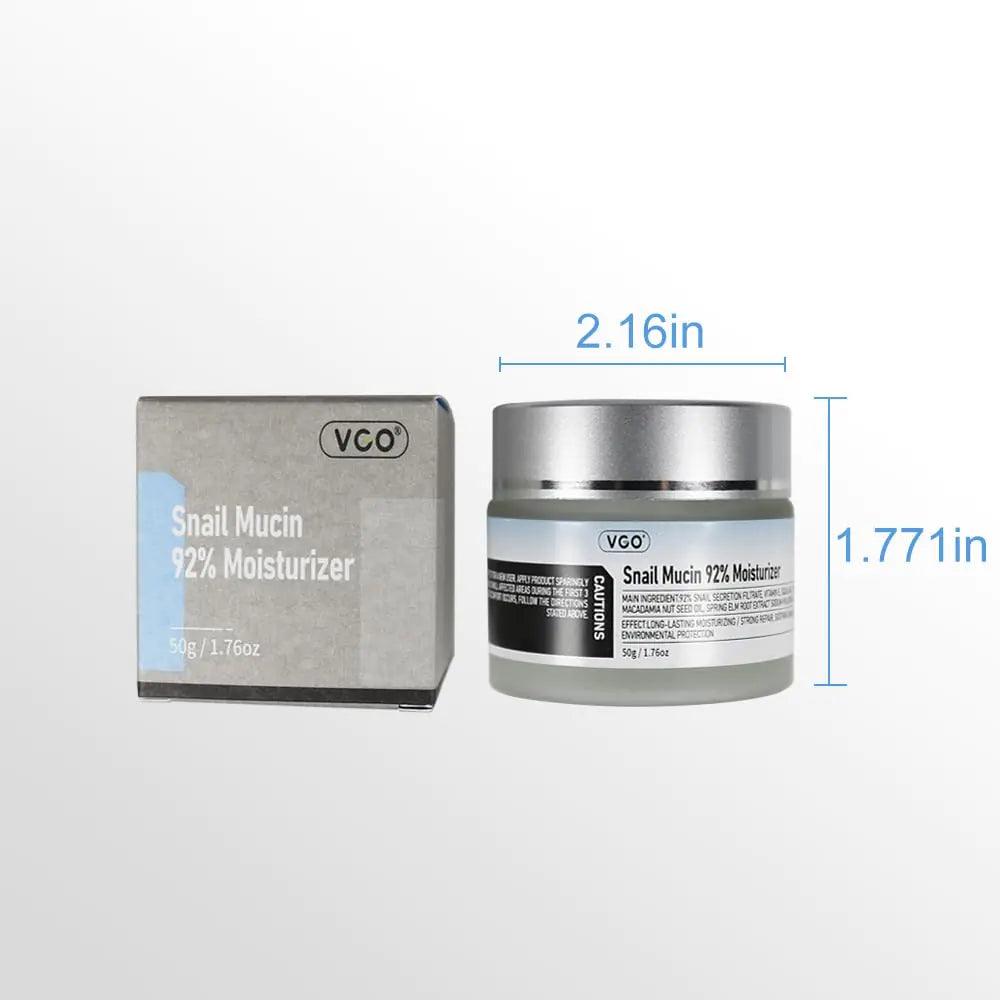 VGO Snail Mucin 92% Moisturizer Daily Face Moisturizer Hydrating Repair Face Gel Cream for Dry & Sensitive Skin, All Skin Types 50g / 1.76oz 1.76 Fl Oz (Pack of 1) - Evallys.com # #