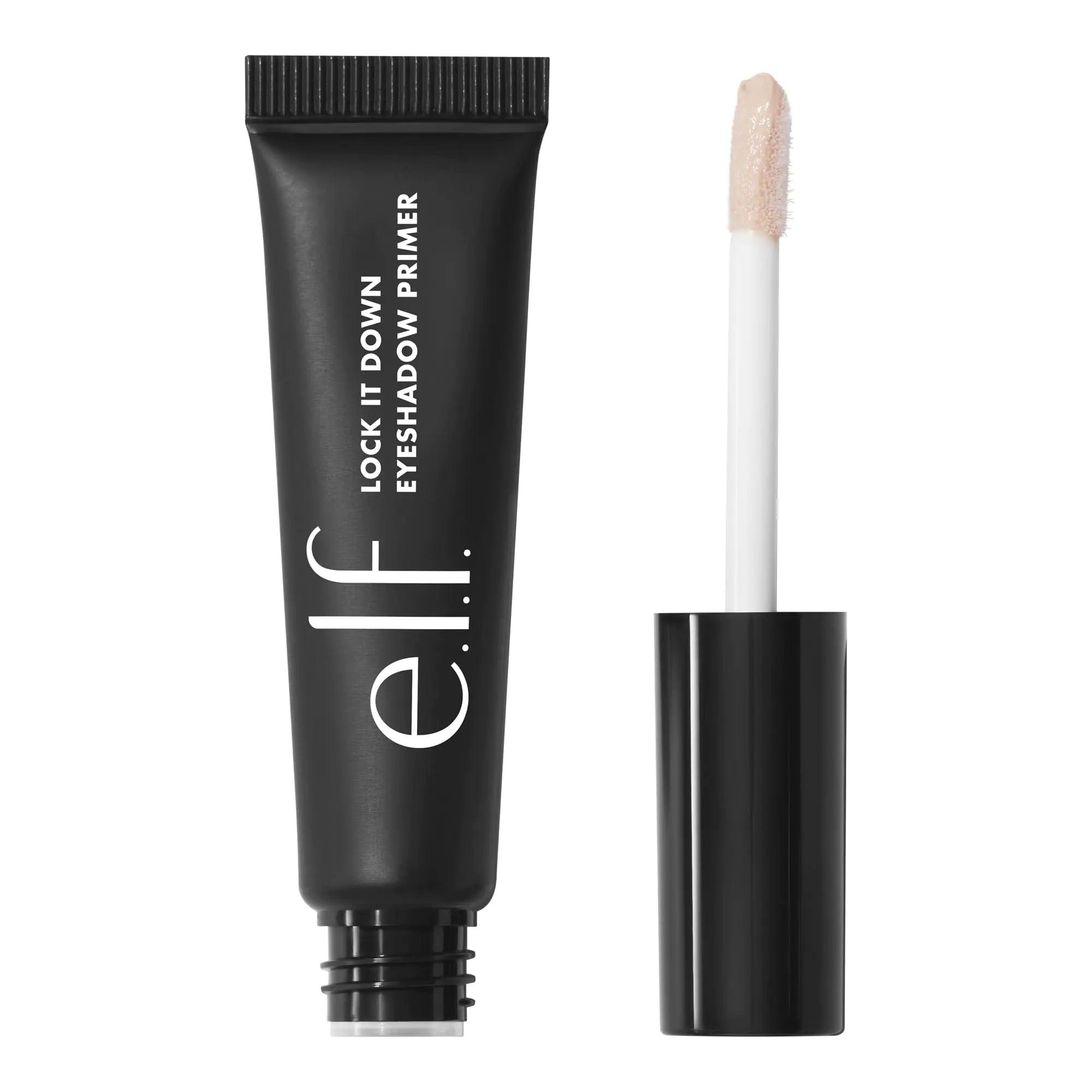 e.l.f. Lock It Down Eyeshadow Primer, Smooth, Creamy Primer For Long-Lasting Eyeshadow, Intensifies Liquid & Powder Color, Vegan & Cruelty-free - Evallys.com # #