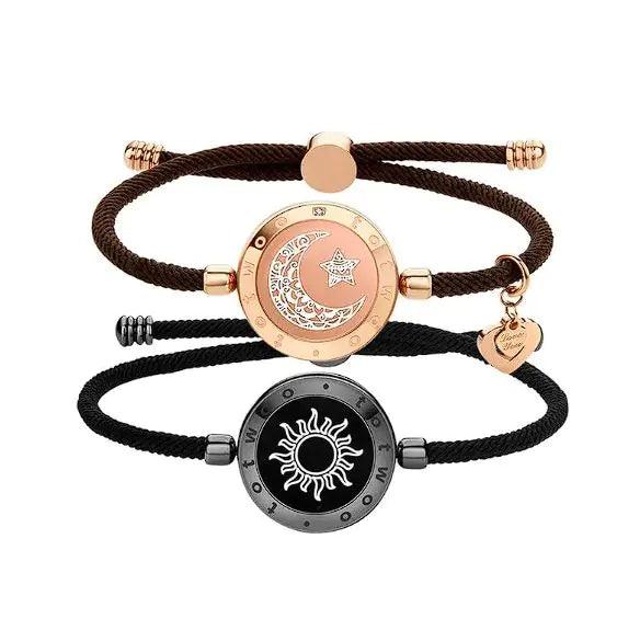Sun-Moon Smart Sensing Couple Bracelet - Evallys.com # #