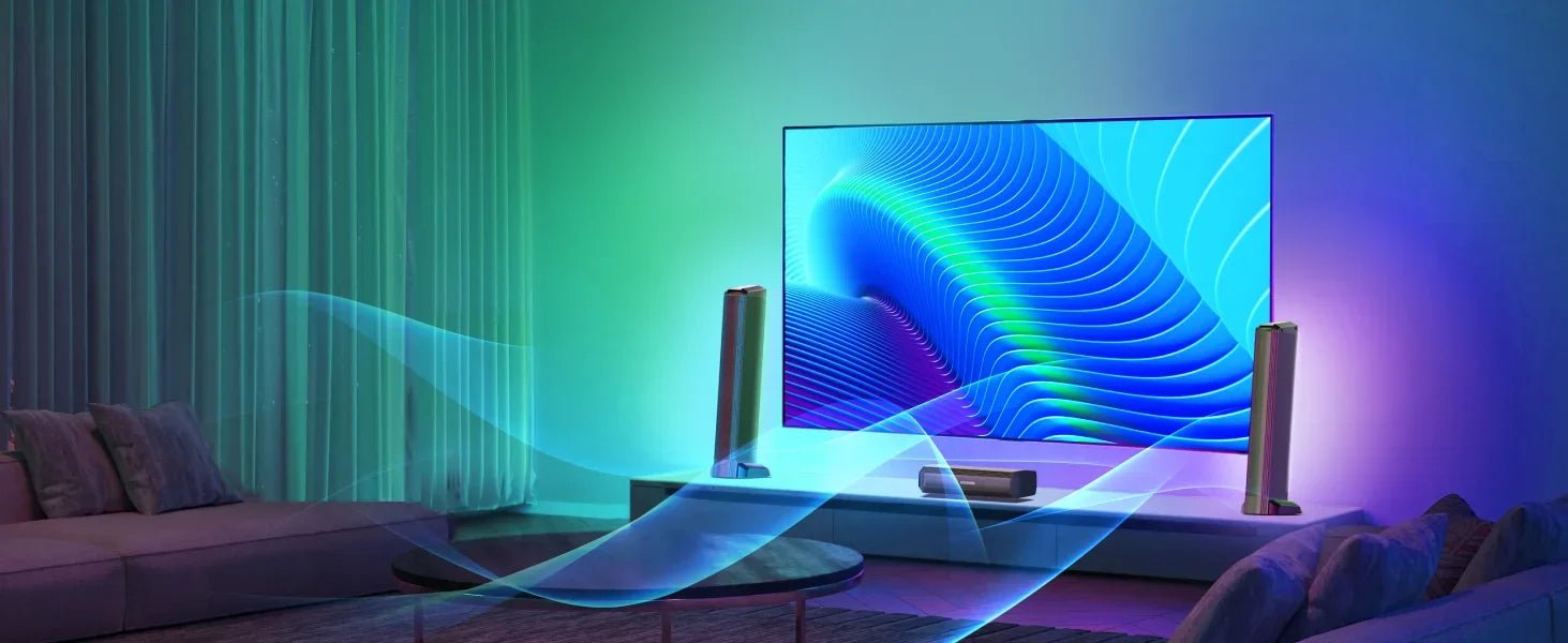 ULTIMEA 180W RGB Soundbar – 5.0 Home Theater with HDMI ARC & App Control - Evallys.com