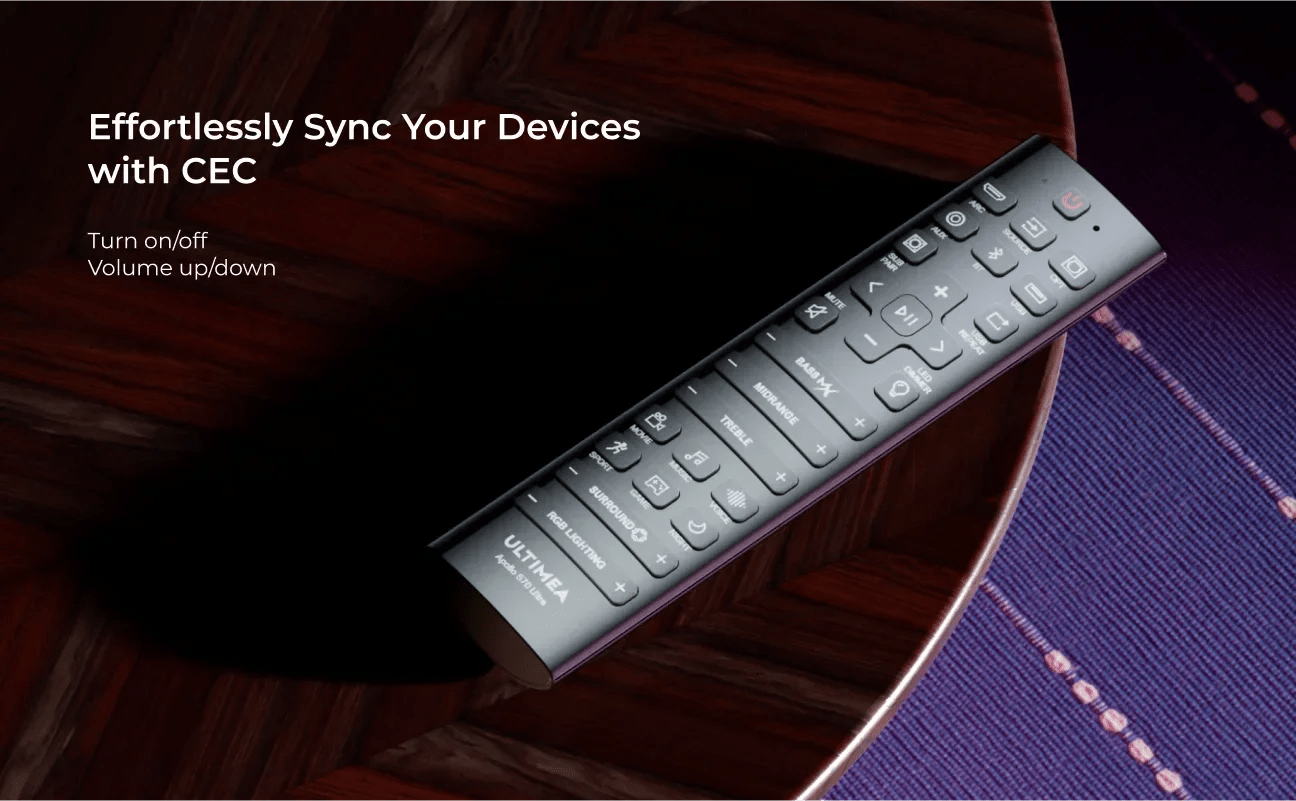 ULTIMEA 7.1 Surround Soundbar – 410W System with Subwoofer & Rear Speakers - Evallys.com