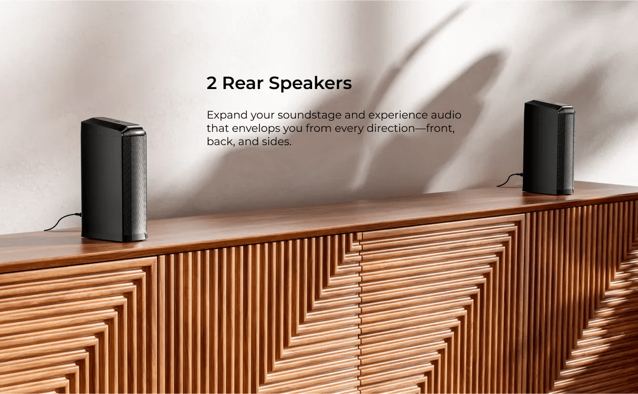 ULTIMEA 7.1 Surround Soundbar – 410W System with Subwoofer & Rear Speakers - Evallys.com