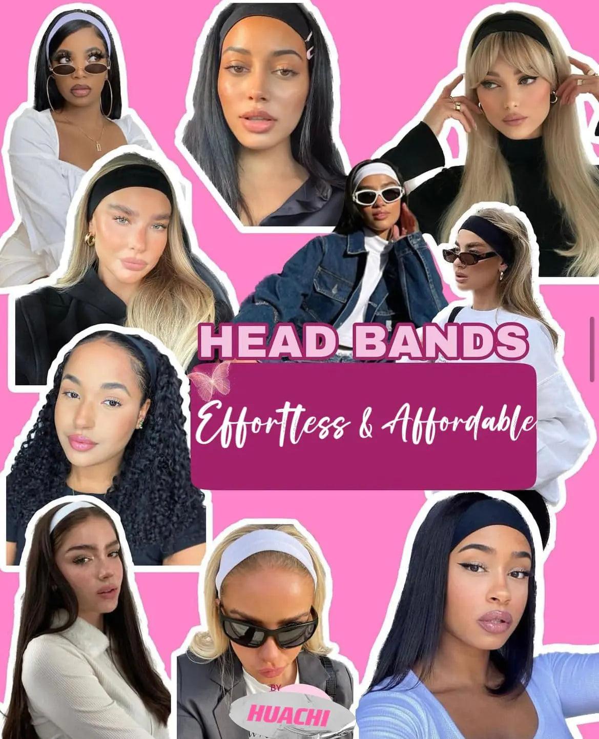 Headbands for Women - Elastic Fabric Sweat Headbands for Yoga, Running, Sports - Non-Slip Soft Cloth Hair Accessories, 16 Pack Multicolor Fashion Headbands Corlorful Day - Evallys.com