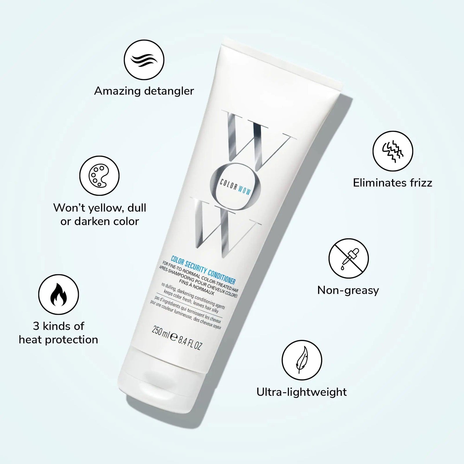 COLOR WOW Color Security Shampoo and Conditioner Duo Set – for Fine to Normal Hair | Cruelty-Free, Vegan | Achieve Super Glossy, Hydrated Hair - Evallys.com