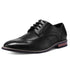 Men's Dress Shoes Formal Business Classic Lace Up Wingtip Oxford Shoes 13 Wide Wingtip Black - Evallys.com # #