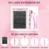 DIY Lash Extension Kit Bond and Seal Lash Glue Remover 300 Pcs 50D Lash Clusters Kit Mascara Wands Eyelash Extension Kit Eyelash Tweezers Individual Lashes Kit (Set 50D-0.07C-8-18Mix) Kit-50D-0.07C-M8-18 - Evallys.com # #