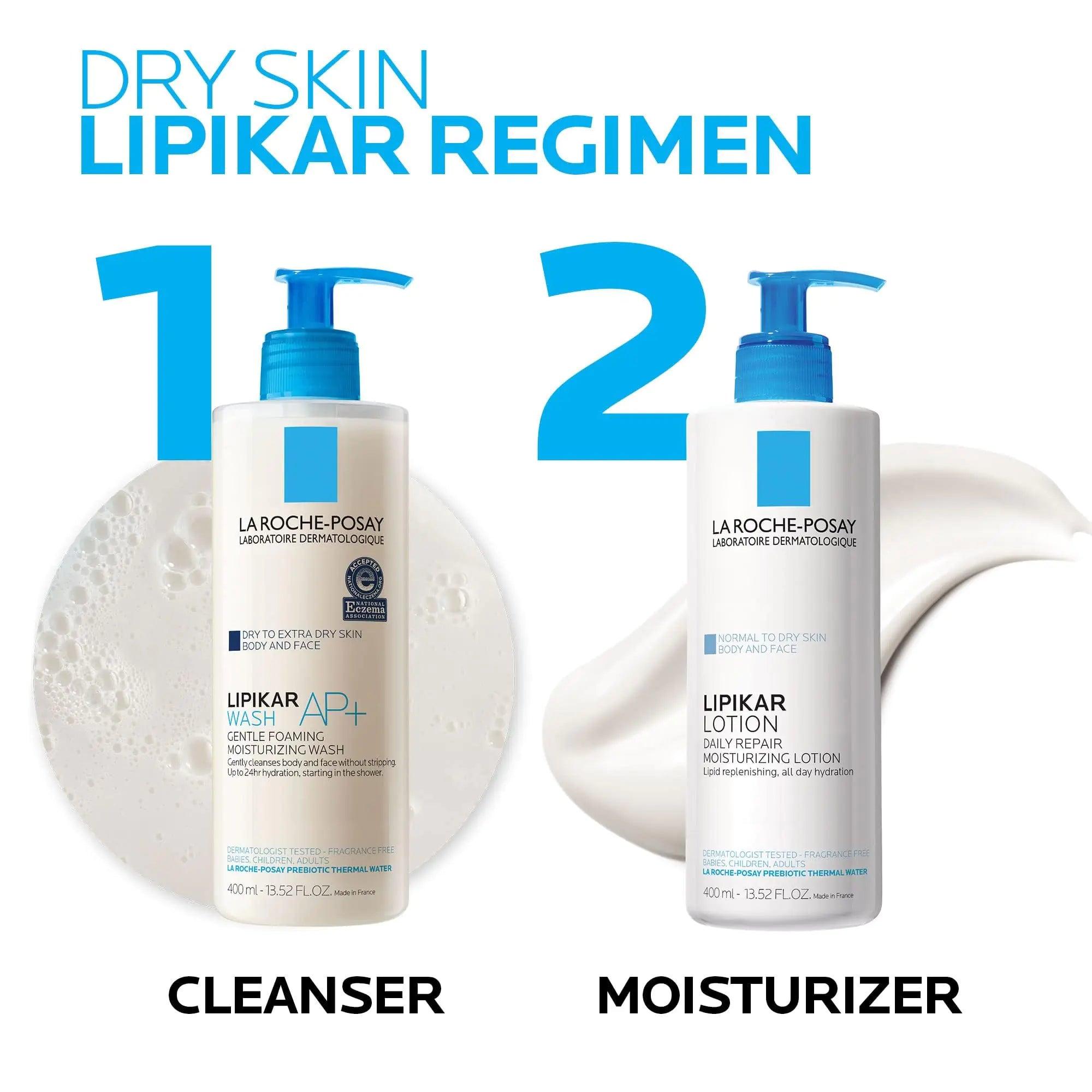 La Roche-Posay Lipikar Daily Repair Moisturizing Cream, Fragrance Free Body Moisturizer with Shea Butter, Body Lotion for Dry Skin, Moisturizing for Sensitive Skin - Evallys.com # #