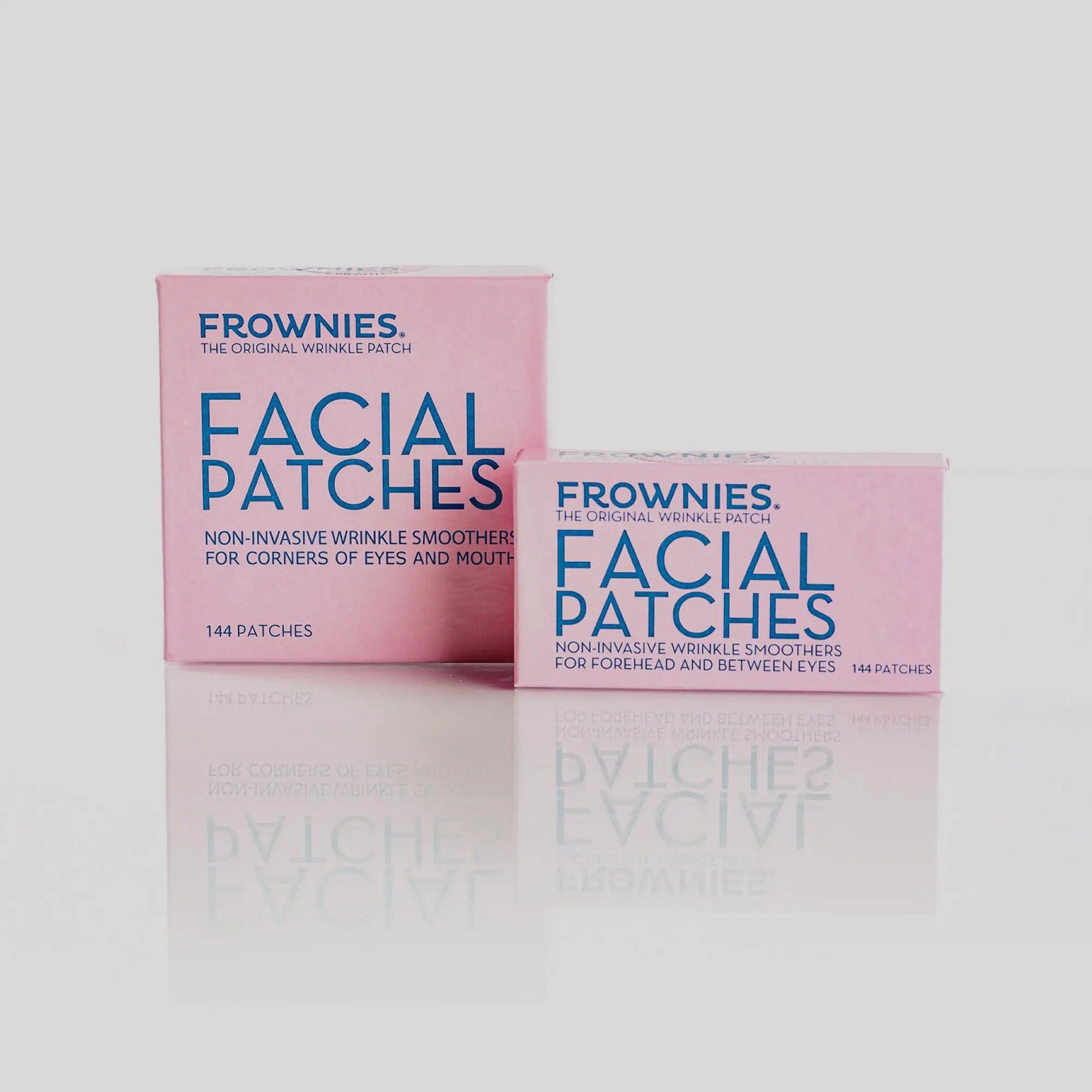 FROWNIES Forehead and Between the Eyes Wrinkle Patches - Hypoallergenic Facial Patches to Smooth & Soften Forehead Wrinkles & Eleven Lines - For Overnight Use, 144 Patches - Evallys.com # #