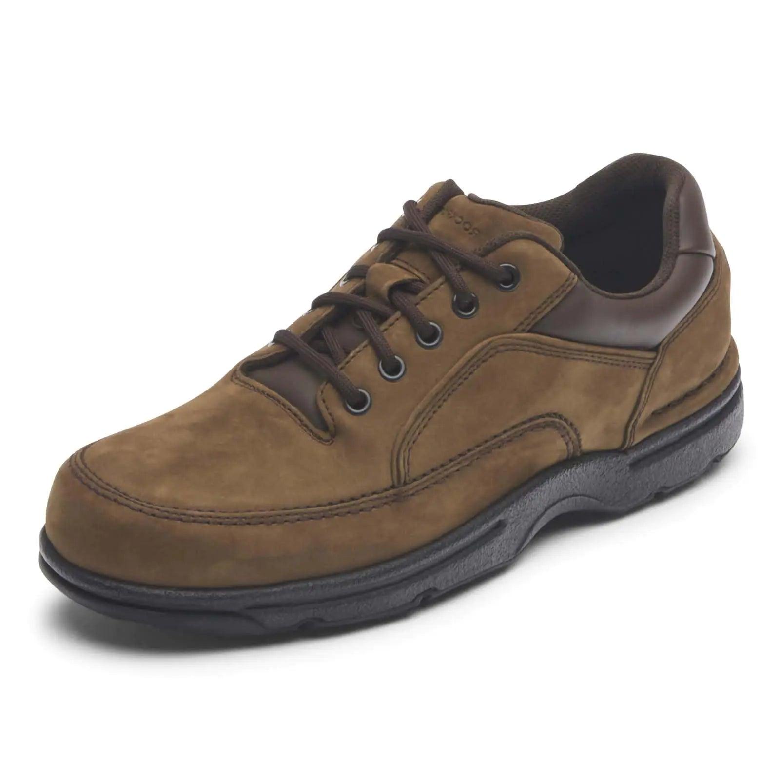 Rockport Men's Eureka Walking Shoe 7 Chocolate Nubuck - Evallys.com # #