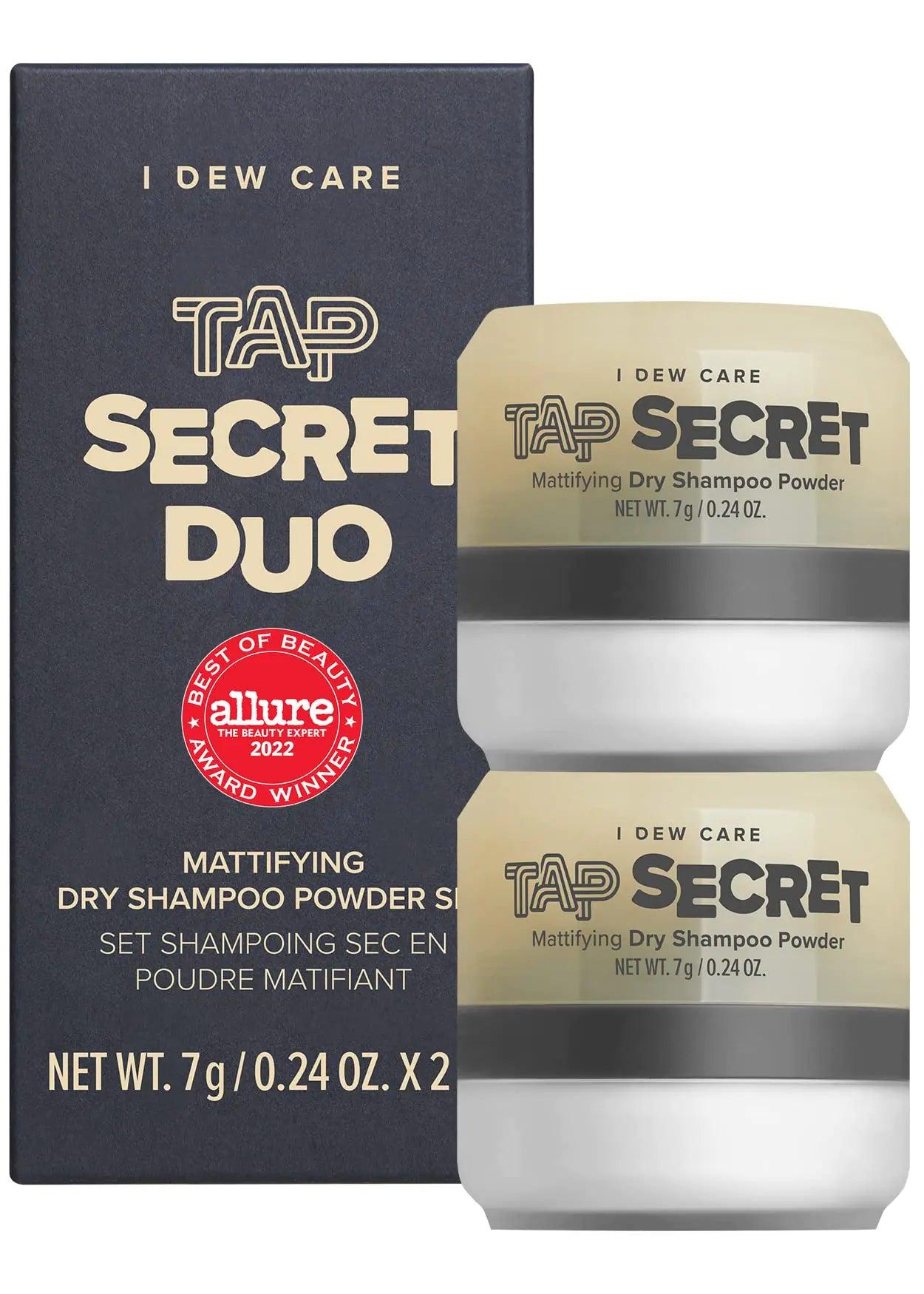 I DEW CARE Dry Shampoo - Tap Secret Trio Gift set, With Black Ginseng, Non-aerosol, Benzene-free,Powder, Fuller Looking Hair, No White Cast, Kbeauty, 3 Count, 0.81Oz 0.24 Ounce (Pack of 3) 03 Tap Secret Trio (White) - Evallys.com # #