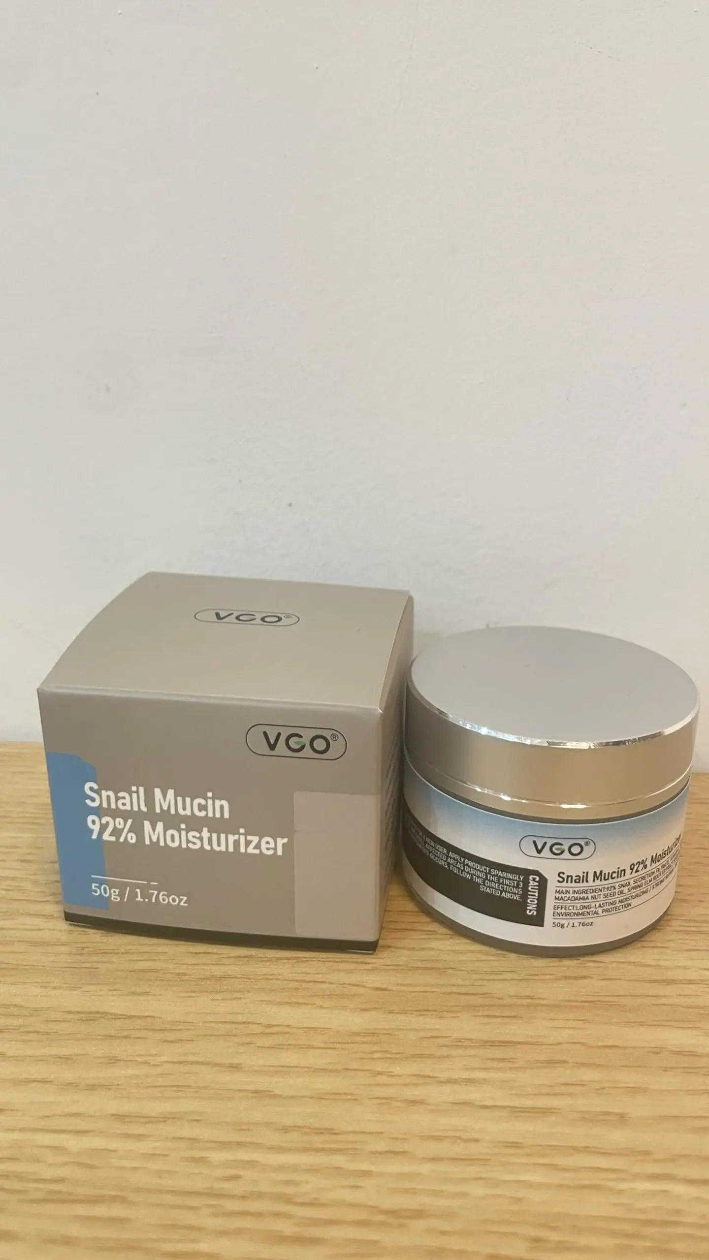 VGO Snail Mucin 92% Moisturizer Daily Face Moisturizer Hydrating Repair Face Gel Cream for Dry & Sensitive Skin, All Skin Types 50g / 1.76oz 1.76 Fl Oz (Pack of 1) - Evallys.com # #