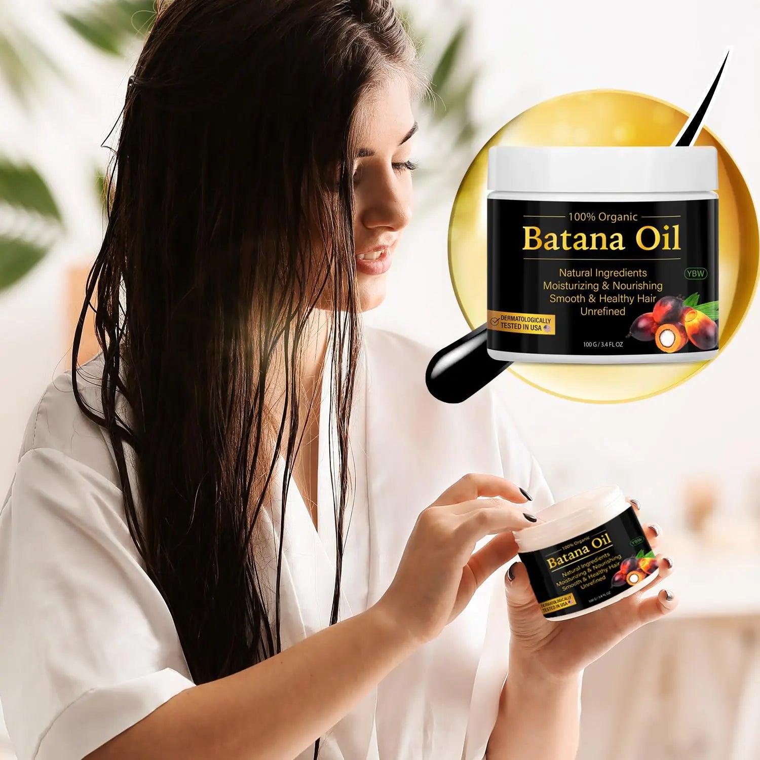 100% Natural Raw Batana Oil for Hair Growth, Dr. Sebi Hair Oil from Honduras, Prevent Hair Loss, Eliminates Split Ends for Men & Women - Evallys.com # #