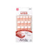 KISS Salon Acrylic Press On Nails, Nail glue included, 'Sugar Rush', French, Medium Size, Square Shape, Includes 28 Nails, 2g Glue, 1 Manicure Stick, 1 Mini File Sugar Rush 1 Count (Pack of 1) - Evallys.com # #