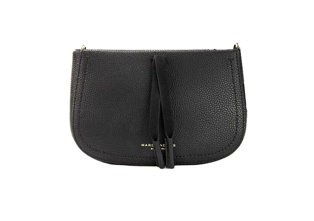 Marc Jacobs Maverick Small Black Leather Crossbody Bag - Evallys.com # #