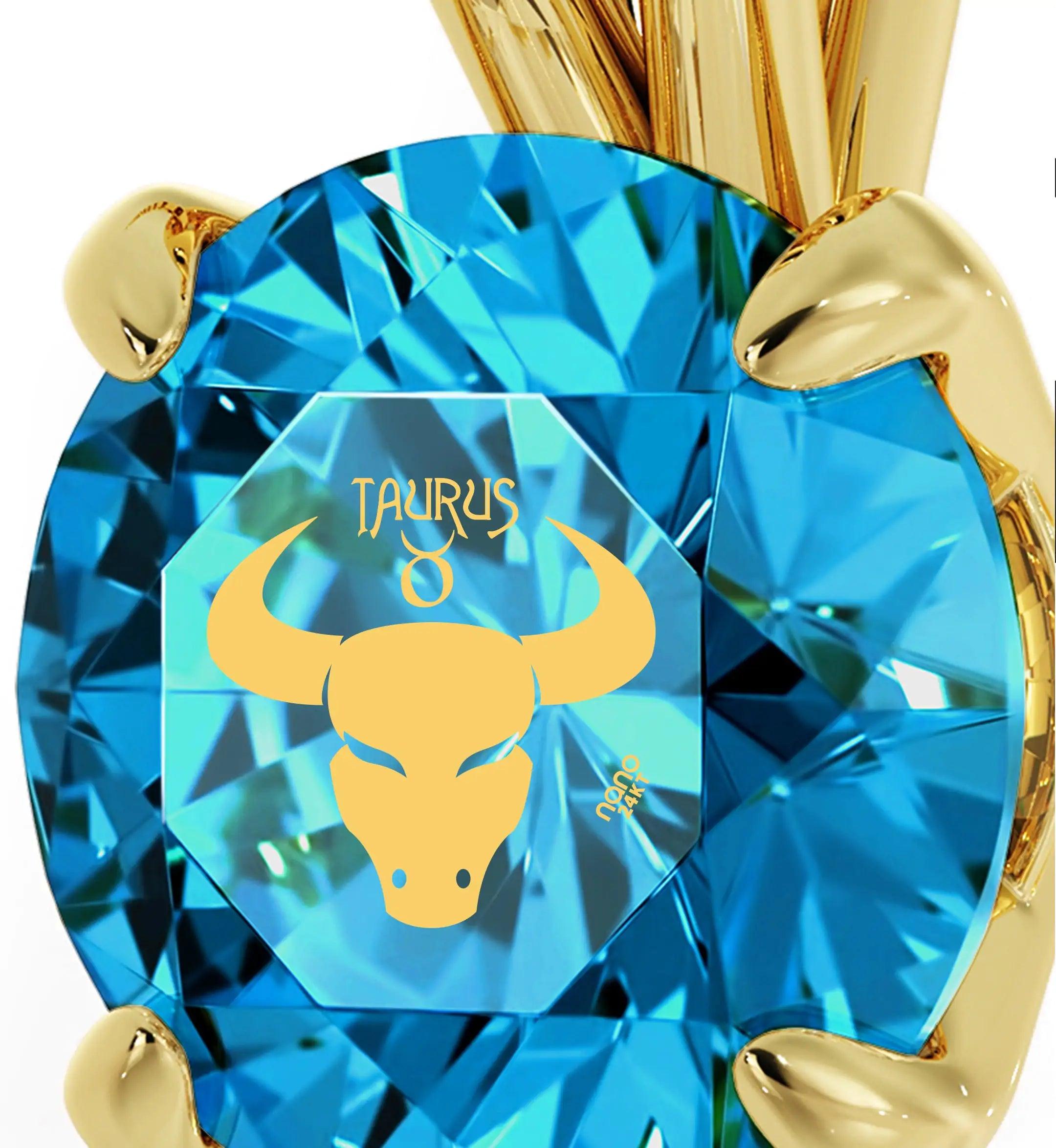 Taurus Zodiac Necklace - Evallys.com