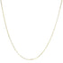 Unisex Solid 14K Gold 1.5mm Paperclip Chain Necklace - Choice of Length and Metal Color - Evallys.com