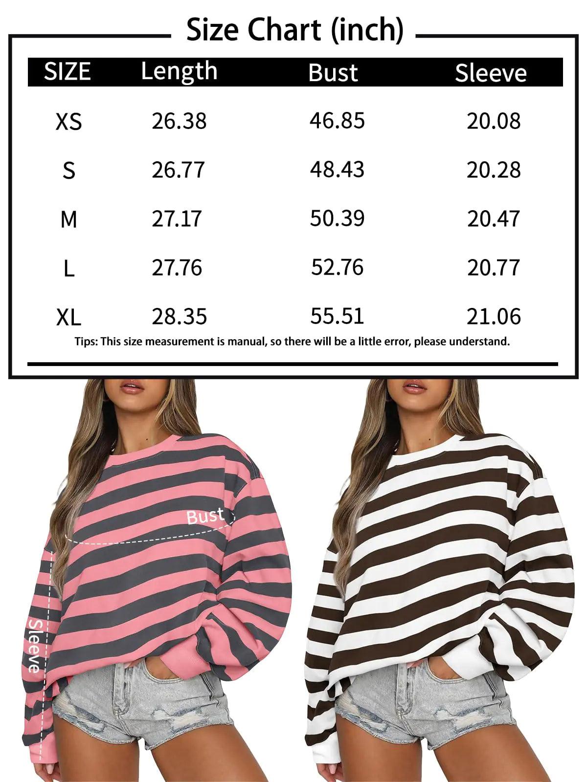 EFAN Womens Sweatshirts Crew Neck Oversized Hoodies Fall Pullover Sweater Teen Girls Cute Casual Outfits 2024 Clothes Greypink X-Large - Evallys.com # #