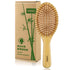 MRD Hair brush, Natural Bamboo Paddle Detangling Hairbrush, Massage Scalp Thick/Thin/Curly/Dry Hair For Women & Men Yellow - Evallys.com # #