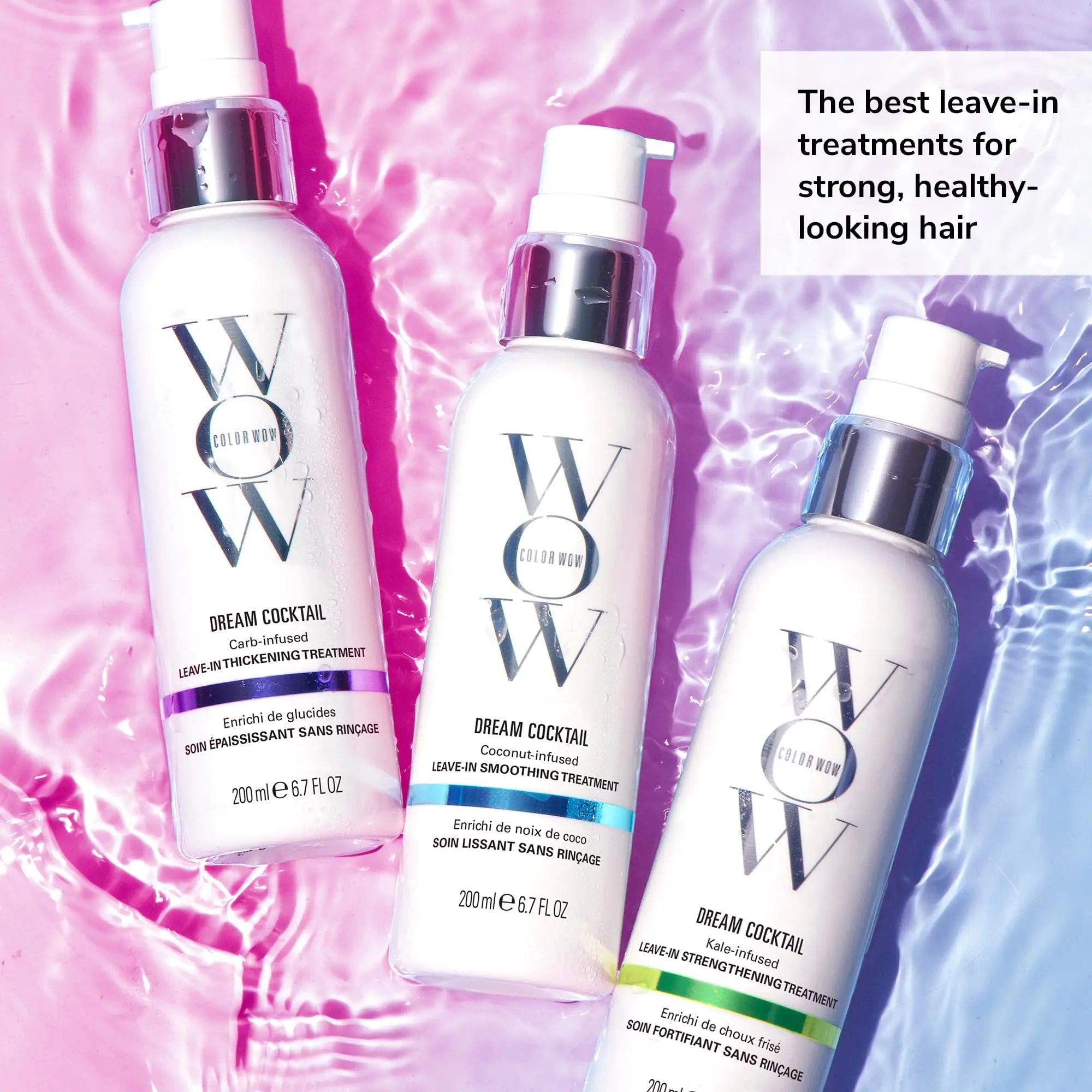 COLOR WOW Dream Cocktail Carb Infused Leave-in Treatment – Transform Thin Hair to Thick & Full | with Heat Protection - Evallys.com # #