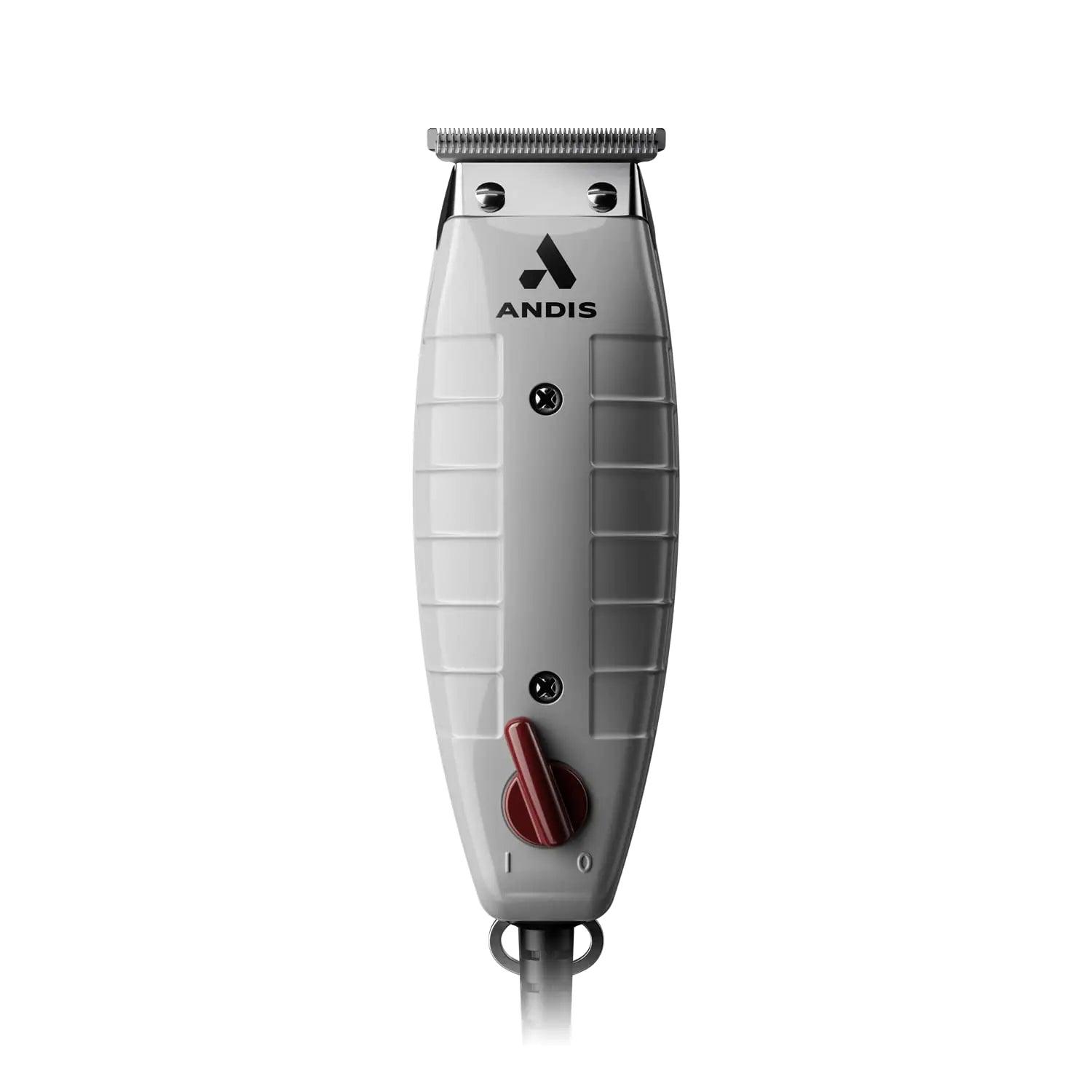 Andis 04780 Professional T-Outliner Beard & Hair Trimmer for Men with Carbon Steel T-Blade, Bump Free Technology – Corded Electric Beard Trimmer, GTO, Grey New T-Outliner - Evallys.com # #