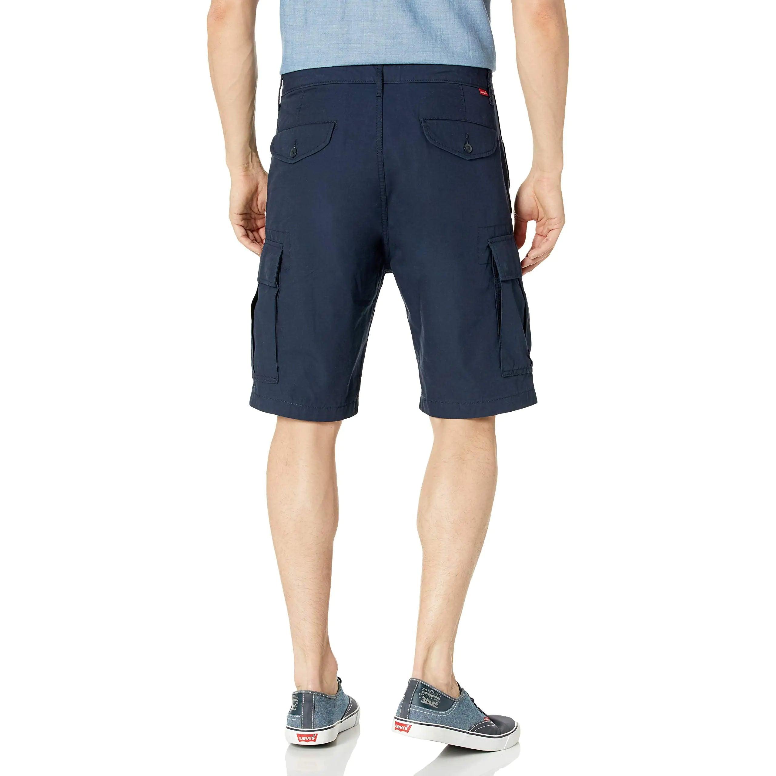 Levi's Men's Carrier Cargo Shorts (Also Available in Big & Tall) Standard 29 Navy Blazer - Ripstop - Evallys.com # #