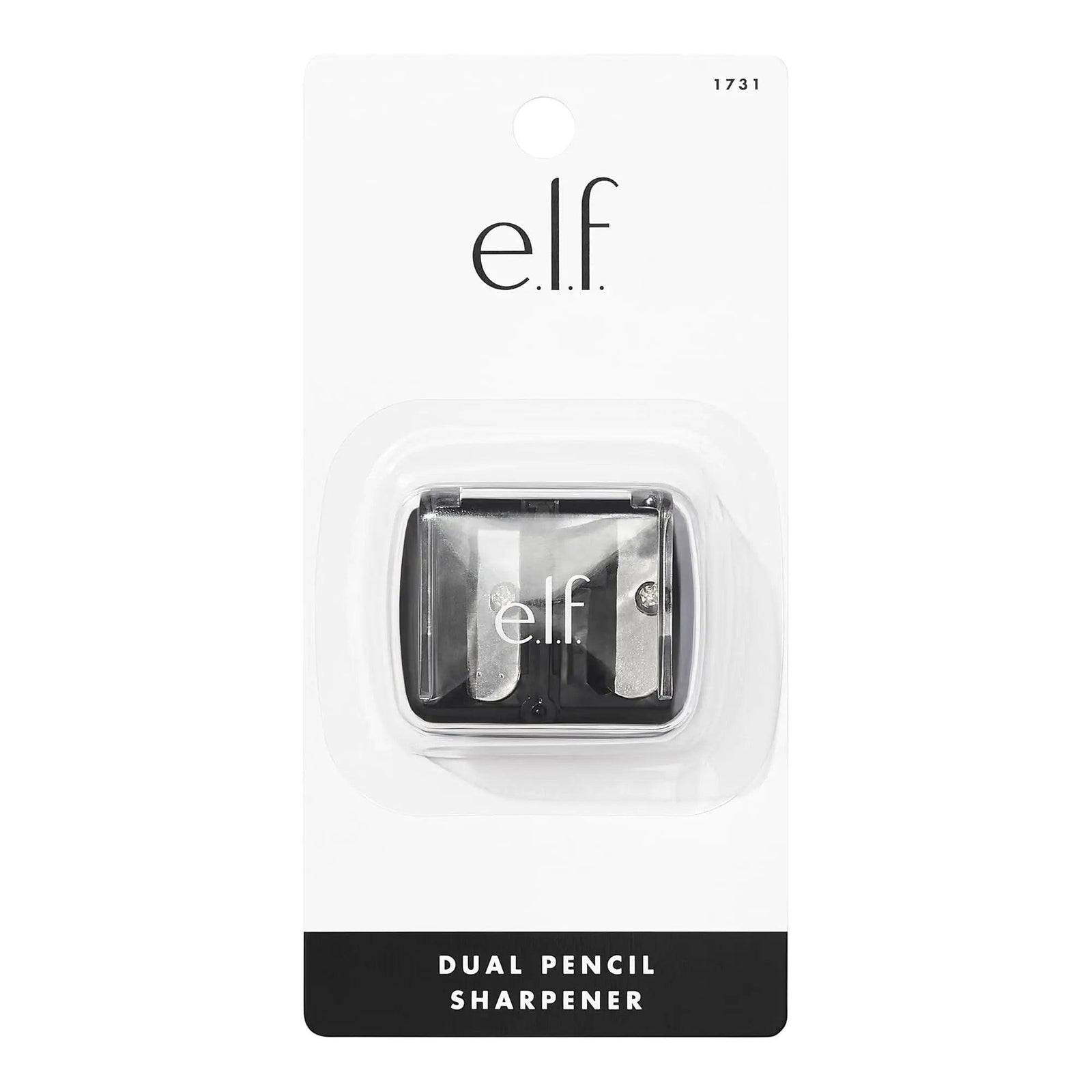 e.l.f., Dual-Pencil Sharpener, Convenient, Essential Tool, Sharpens, Easy To Clean, Travel-Friendly, Compact, Includes Bonus Small Sharpener 1 Count (Pack of 1) - Evallys.com # #