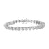 .925 Sterling Silver 1.0 Cttw Diamond Miracle-Set X-Link 7" Tennis Bracelet (I-J Color, I3 Clarity) - Evallys.com # #