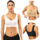 BESTENA Sports Bras for Women, Seamless Comfortable Yoga Bra with Removable Pads Small 03-3 Pack Black Nude White - Evallys.com